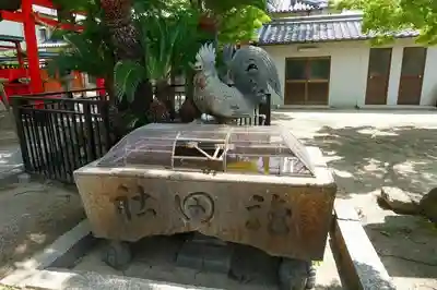 龍田神社の手水舎