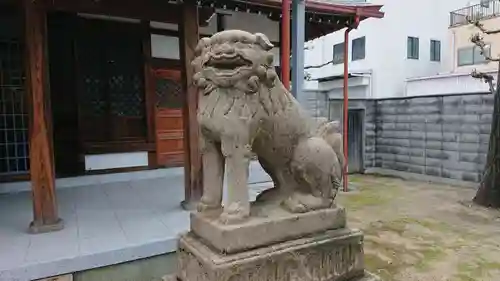 みなと八幡神社の狛犬