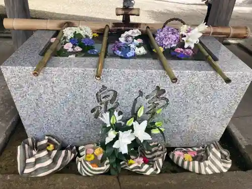 五泉八幡宮の手水舎