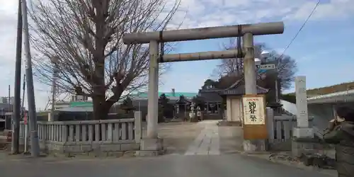 栗橋八坂神社の鳥居