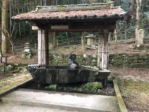 龍蔵寺の手水舎