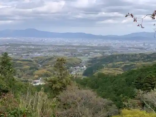 善峯寺の景色