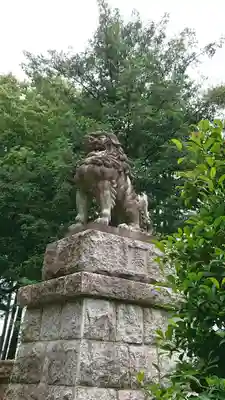 間々田八幡宮の狛犬