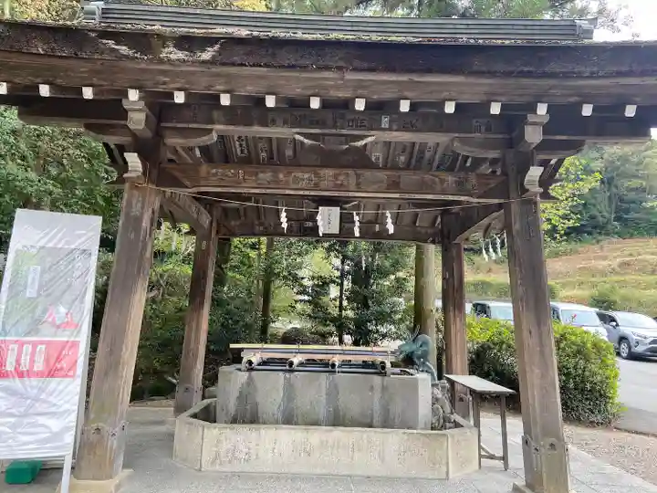 大縣神社の手水舎