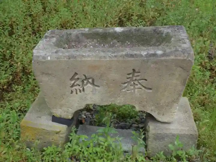 東芭露神社の手水舎