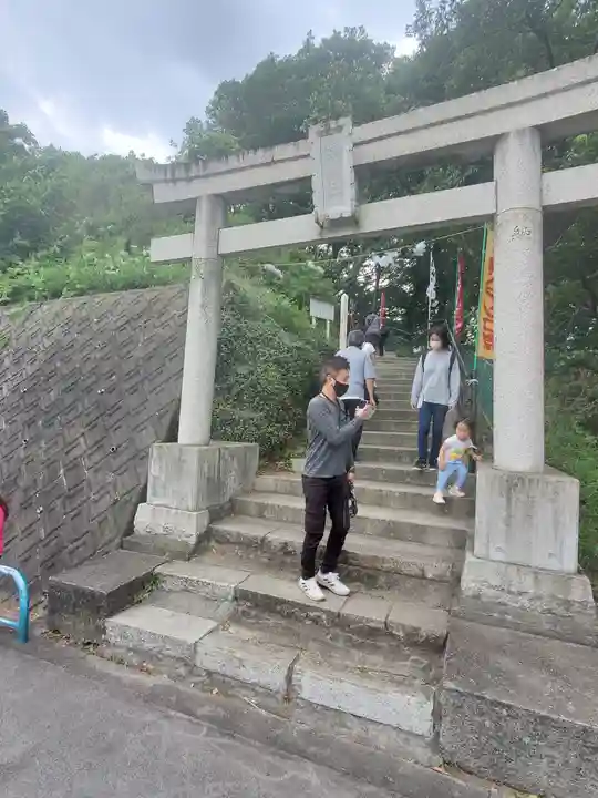 女浅間神社の鳥居
