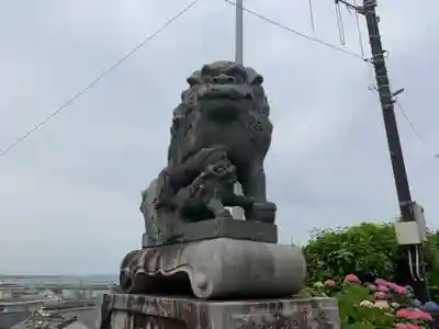 八幡神社の狛犬