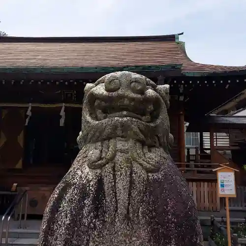 鎧神社の狛犬