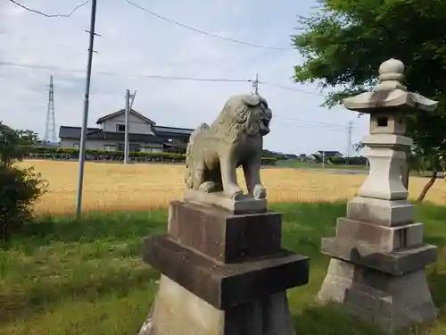 日宮社の狛犬