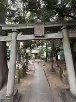 丸子山王日枝神社の鳥居