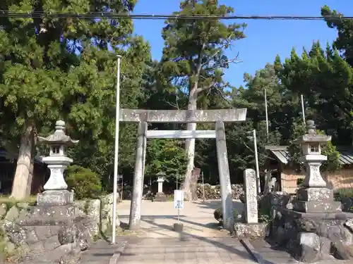 竹神社の鳥居