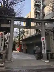 銀杏岡八幡神社の鳥居