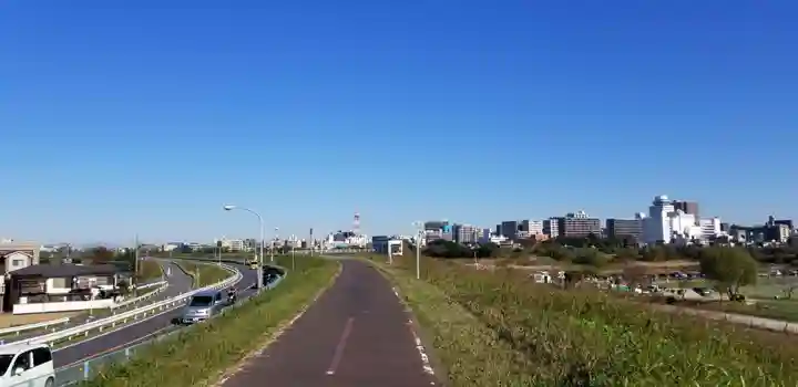 小向三輪神社の周辺