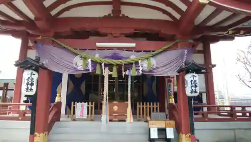 千住神社の本殿・本堂