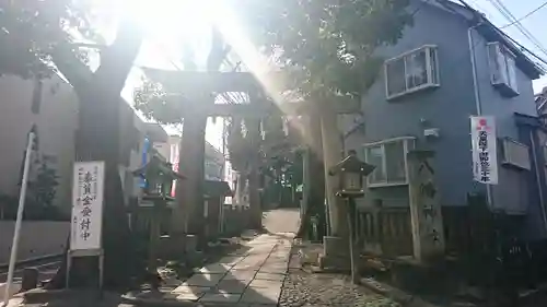 中目黒八幡神社の鳥居