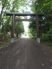 網走神社の鳥居