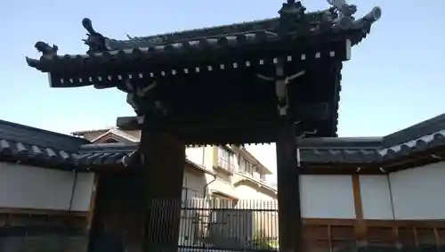 慶伝寺の山門・神門