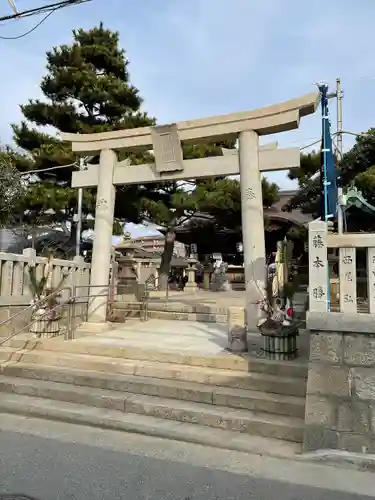 舞子六神社の鳥居