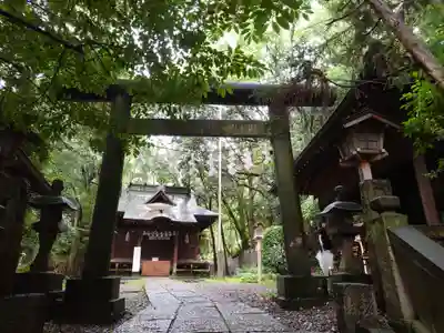 久米水天宮の鳥居
