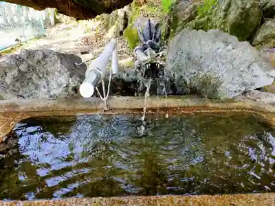天鷹神社の手水舎