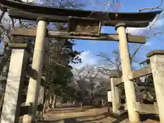 梁川八幡神社の鳥居