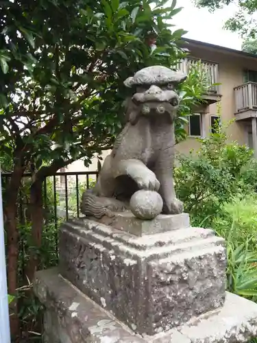 五所神社の狛犬