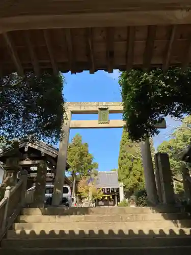 福良八幡神社の鳥居