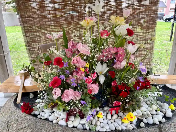 当別神社の手水舎