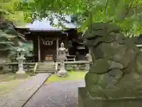 白山神社の狛犬