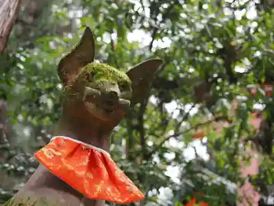 伏見稲荷大社　御膳谷奉拝所の狛犬