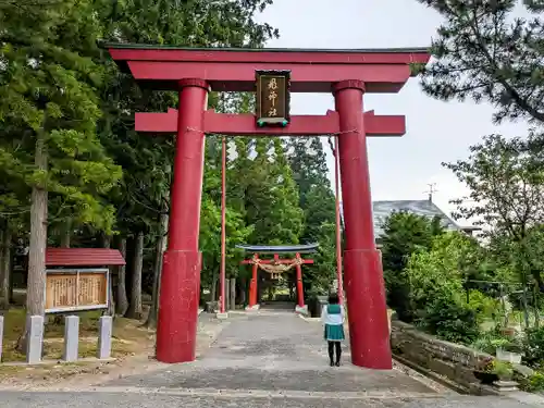 鬼神社の鳥居