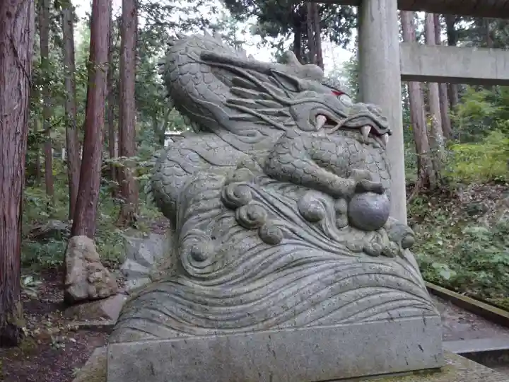 眞名井神社(籠神社奥宮)の狛犬