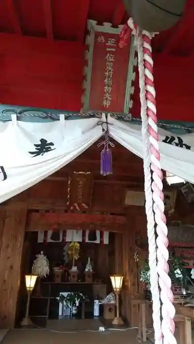 栗村稲荷神社の本殿
