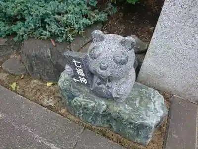 中野沼袋氷川神社の狛犬