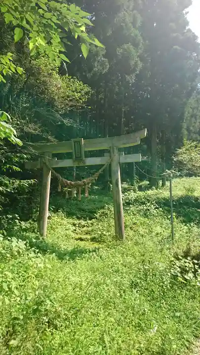 成澤不動尊神社の鳥居