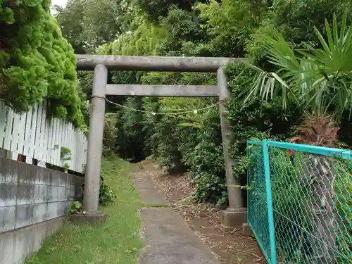 八所神社の鳥居