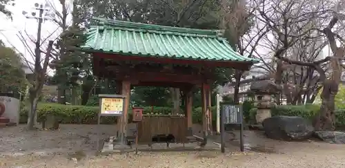 増上寺の手水舎