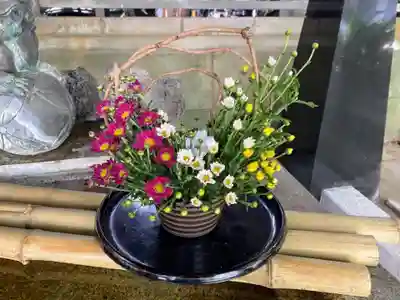 千住本氷川神社の手水舎