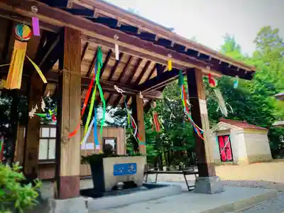 滑川神社 - 仕事と子どもの守り神の手水舎