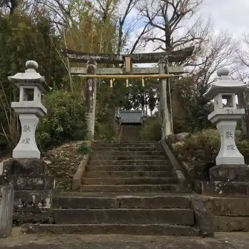 室菅原神社の鳥居