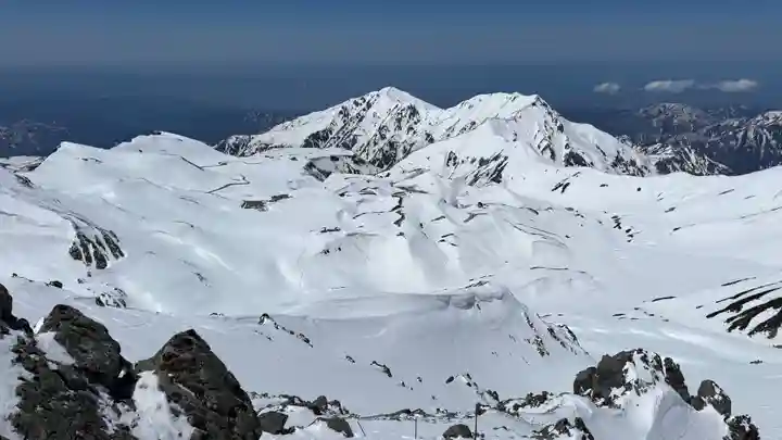雄山神社峰本社の景色