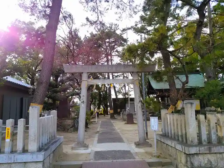 神明社(稲葉地神明社)の鳥居