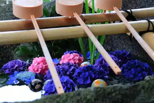 阿久津「田村神社」（郡山市阿久津町）旧社名：伊豆箱根三嶋三社の手水舎