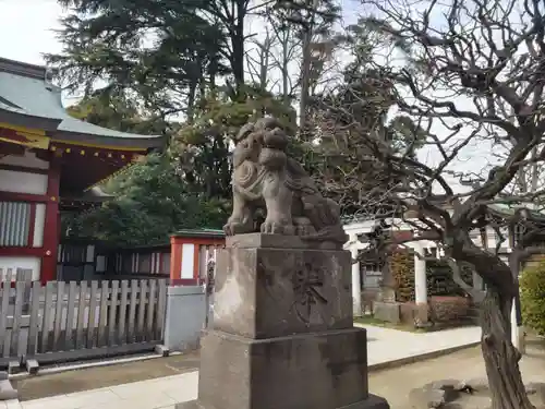 薭田神社の狛犬