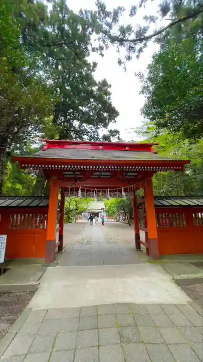 息栖神社の山門・神門