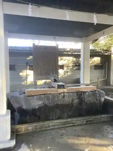 真清田神社の手水舎