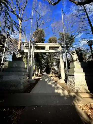 諏訪神社の鳥居