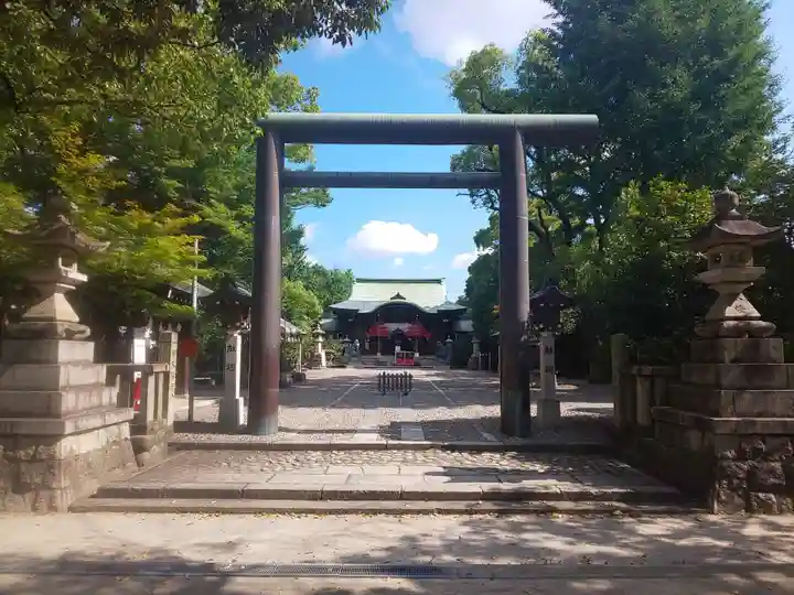 溝旗神社(肇國神社)の鳥居