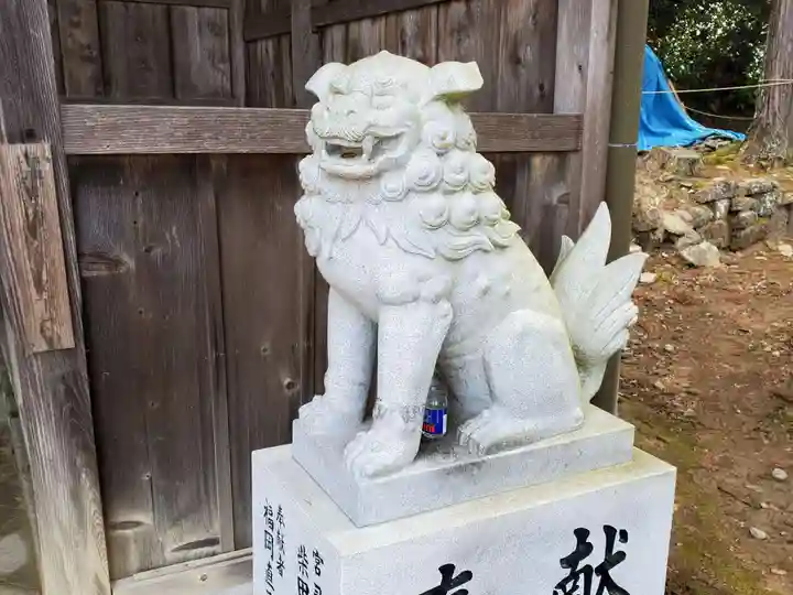 衣笠神社の狛犬