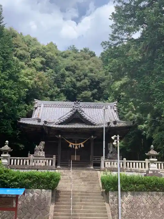 青木社の本殿・本堂